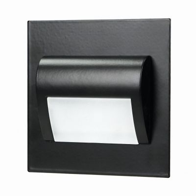 DRACO LED NEW 1,5W, oprawa schodowa podtynkowa, 12VDC, 30lm, 6000K, czarny, innowacyjny sposób monta AD-OS-6164L6/B ORNO (AD-OS-6164L6/B)