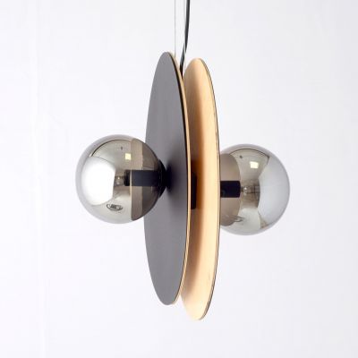 Emibig Lampa wisząca SOHO  4 BL GRAFIT E14 10W MAX LED 1302/4 (1302/4)