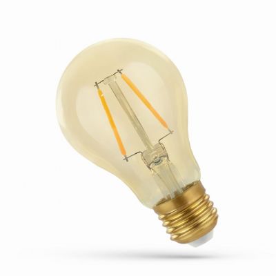 Żarówka LED retro filament E-27 2W 2400K ciepła biel  WOJ+14077 Spectrum Led (WOJ+14077)