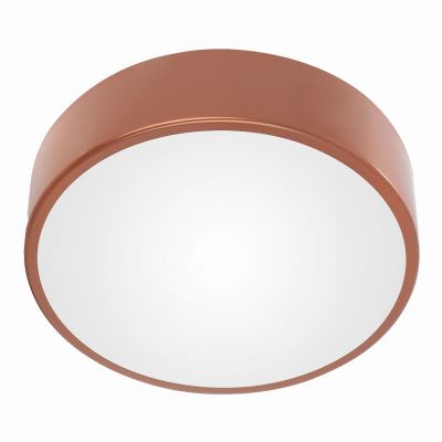 OVO plafon LED 24W, 4000K, 2750lm, miedziana stal, klosz szklany matowy, IP20, O 300 AD-PL-6289CPLSM4 ORNO (AD-PL-6289CPLSM4)