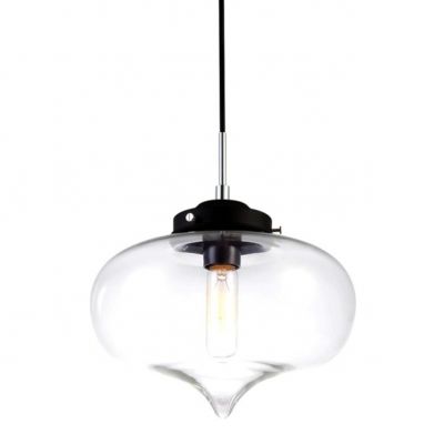 ITALUX lampa wisząca Heart E27 60W 220V-240V IP20 kolor - czarny (MDM2096/1 C)