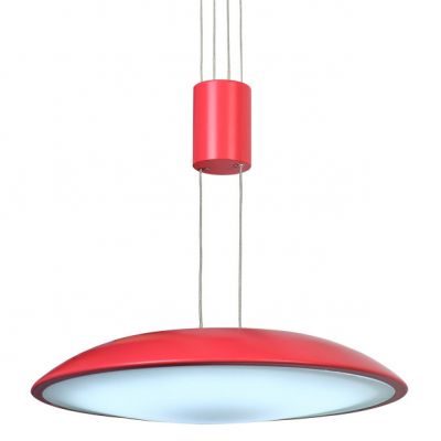 ITALUX lampa wisząca Visco LED, zintegrowany 6W 400 lm 3000K IP20 kolor - czerwony (MD13119-01R)