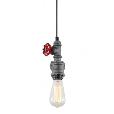 ITALUX lampa wisząca Fables E27 60W 220V IP20 kolor - szary (MDM-2841/1 GR+BK)