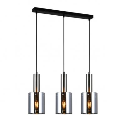 ITALUX lampa wisząca Sardo E27 40W 220-240V IP20 kolor - nikiel satynowany (PND-5581-3-SC+SG)