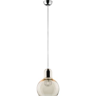 TK-Lighting lampa wisząca MANGO srebrny/słomkowy 1xE27 601 (601)