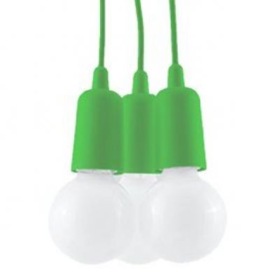 Sollux Lampa wisząca DIEGO 3 zielony SL.0582 (SL.0582)