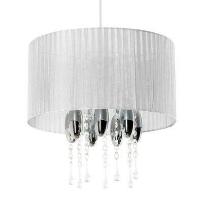 Lampa wisząca Camilla biała E27 1x60W (661/1 BIA)