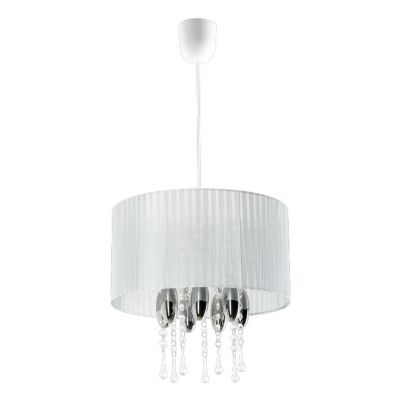 Lampa wisząca Camilla biała E27 1x60W (661/1 BIA)