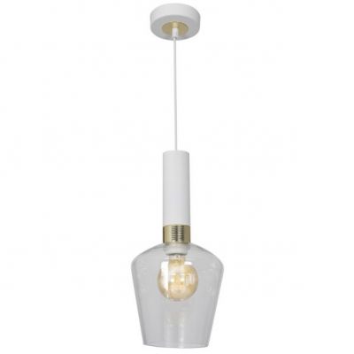 MILAGRO Lampa wisząca ROMA WHITE 1xE27 (MLP6487)