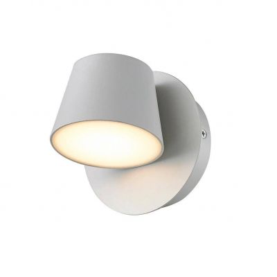 ITALUX kinkiet Kuola LED, zintegrowany 6W 220-240V/50~60Hz 240 lm 3000K IP20 kolor - biały (MB1350-1 WH)