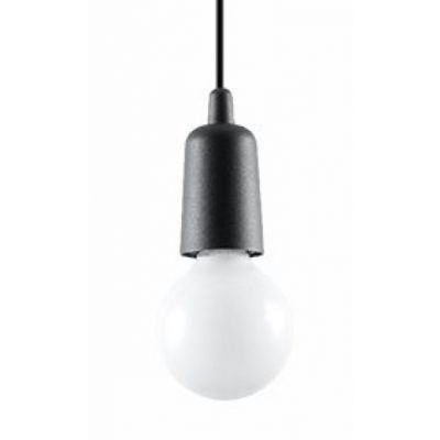 Sollux Lampa wisząca DIEGO 1 czarna SL.0572 (SL.0572)