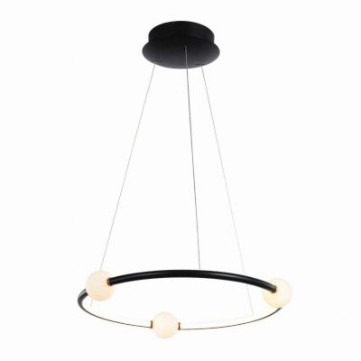 ITALUX lampa wisząca Lozanna LED, zintegrowany 36W 220-240V 2100 lm 3000K IP20 kolor - czarny, różow (PND-20112035-1A-BL)