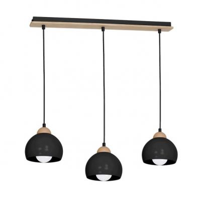 Milagro lampa wisząca Dama Black 3xE27 MLP6550 (MLP6550)