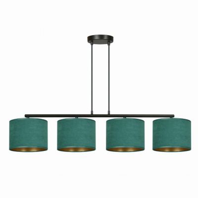 Emibig lampa wisząca HILDE 4 BL GREEN E27 60W MAX 1051/4 (1051/4)