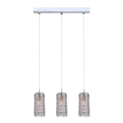 ITALUX lampa wisząca Linton E14 40W 220V IP20 kolor - srebrny (MDM2136/3)