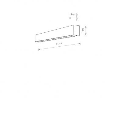 Kinkiet STRAIGHT LED S Nowodvorski (7596)