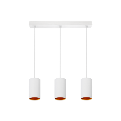  Oprawa zwieszana zwis CHLOE GU10 x3 IP20 biała złota prostokąt  SLIP005007 Spectrum Led (SLIP005007)