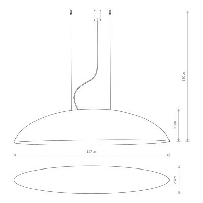 Lampa wisząca CANOE V (7926)