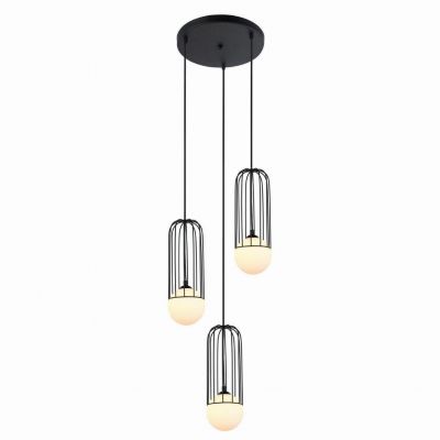 ITALUX lampa wisząca Simon G9 25W 220-240V IP20 kolor - czarny (MDM-3938/3 BK)