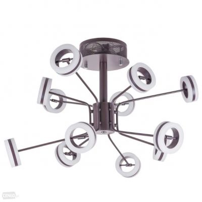 ITALUX lampa wisząca Metis LED, zintegrowany 57,6W 220-230V 4000 lm 3000K IP20 kolor - brąz (AX16002-12A COFFEE)