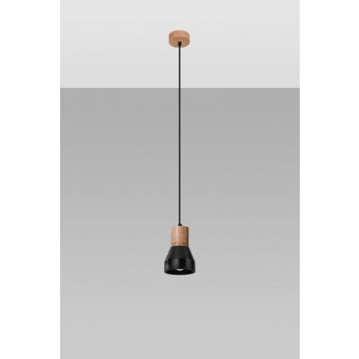 Sollux Lampa wisząca QUBIC czarna SL.0963 (SL.0963)