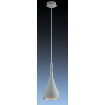 ITALUX lampa wisząca Anon White E27 60W 220V-240V IP20 kolor - chrom, biały (MA01986CA-001)