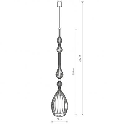 LAMPA WISZĄCA ABI L 8864 Nowodvorski (8864)