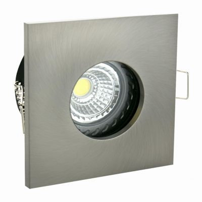 Oprawa sufitowa FIALE IV GU10 IP65 kwadratowa srebrny  SLIP001008 Spectrum Led (SLIP001008)