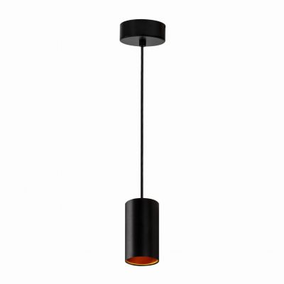  Oprawa zwieszana zwis CHLOE GU10 x1 IP20 czarna złota okrągła  SLIP005003 Spectrum Led (SLIP005003)
