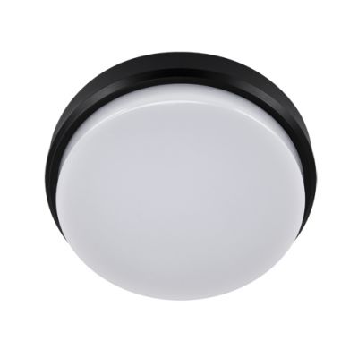 Ideus plafon zewnętrzny LED Aron C 12W 1200lm 4000K czarny O17,5cm IP65 03800 IDEUS (03800)