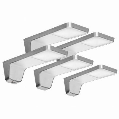 NELA zestaw 5 lampek podszafkowych LED, 4x2W + 7,5W, 4000K, z USB, biały AD-OM-6333L4/W ORNO (AD-OM-6333L4/W)
