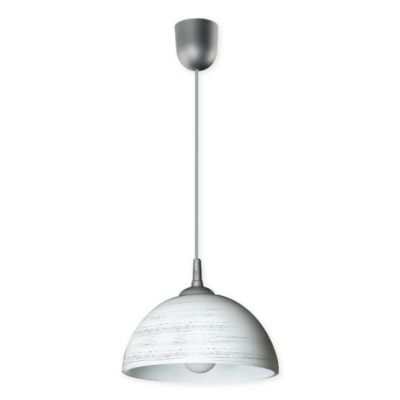 Lampex Lampa wisząca M (silver) E27 1x60W (588/M)