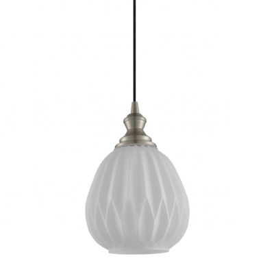 ITALUX lampa wisząca Rodez E27 60W 230V IP20 kolor - nikiel satynowany (PND-8002-1C-AC-OP)
