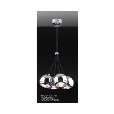 ITALUX lampa wisząca Sferio CH GU10 75W IP20 kolor - chrom (MA01394CA-004)