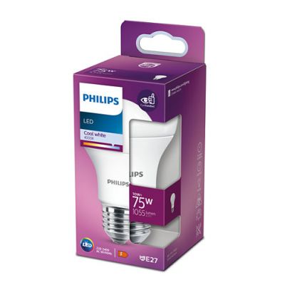 Żarówka LED 75W A60 E27 CW FR ND 1PF/10 929001234804 929001234803 PHILIPS (929001234803)