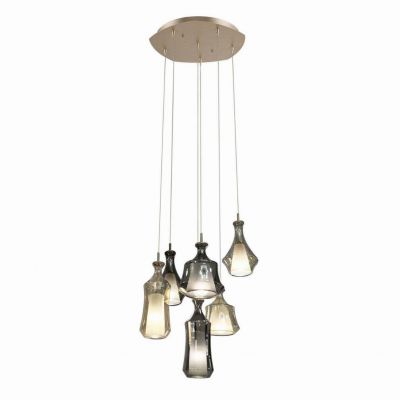 ITALUX lampa wisząca Vives E14 40W 220-240V IP20 kolor - złoty szampański (PND-203989-6)