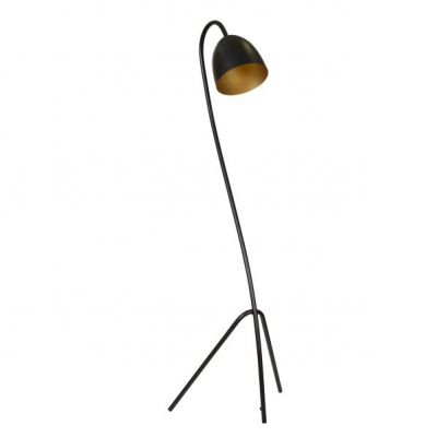 Emibig lampa stojąca HARIS BLACK / GOLD E27 60W MAX 864/1 (864/1)