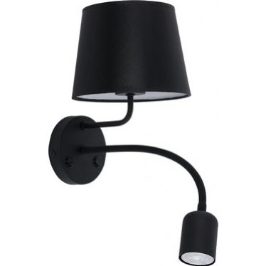 TK-Lighting kinkiet MAJA LED BLACK czarny/czarny 1xE27 2537 (2537)