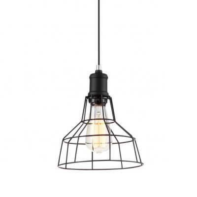 ITALUX lampa wisząca Synthia E27 60W 220V-240V IP20 kolor - czarny (MDM2264-1)