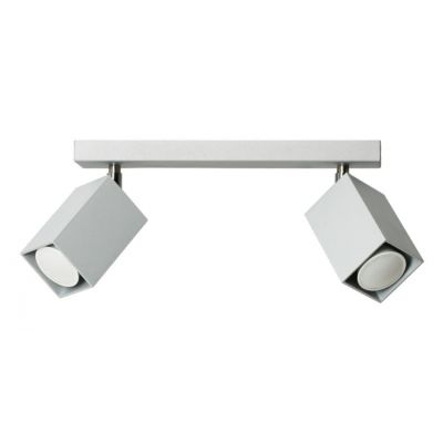 Lampex plafon Nero 2 popiel GU10 2x40W (718/2 POP)