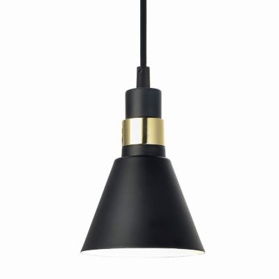 ITALUX lampa wisząca Biagio E14 40W 220V IP20 kolor - czarny mat, złoty (MD-H16079BL-1)