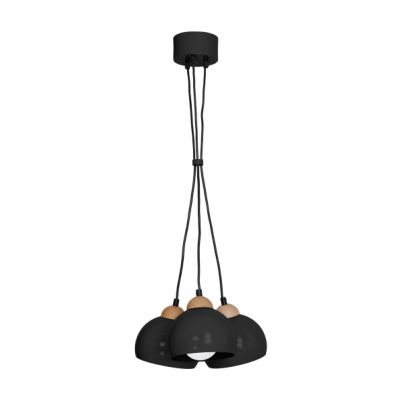 Milagro lampa wisząca Dama Black 3xE27 MLP6580 (MLP6580)