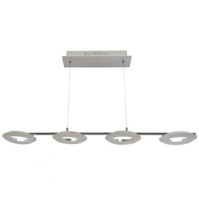 ITALUX lampa wisząca Sabrina LED, zintegrowany 25W 220-240V 400 lm 3000K IP20 kolor - chrom (ZWD-0003-04A CH)
