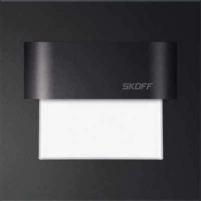 Oprawa schodowa LED TANGO LED Light 1,8W 230V AC 3000K barwa ciepła IP20 czarny mat SKOFF (MA-TAN-D-H-1-ML-ML-01)