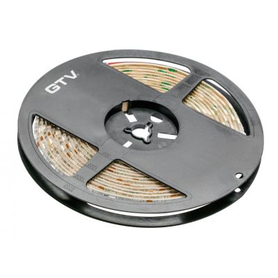 GTV TAŚMA FLASH 5050, 300 LED CIEPŁY BIAŁY, 72W BEZ ŻELU 10mm, ROLKA 5m LD-5050-300-20-CB (LD-5050-300-20-CB)