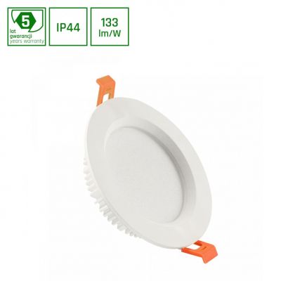 DURE 3 MAX DOWNLIGHT 12W NW 230V 110st IP44 IK06 Fi140x30 BIAŁY okrągły 5 lat gwarancji (SLI043013NW_PW)
