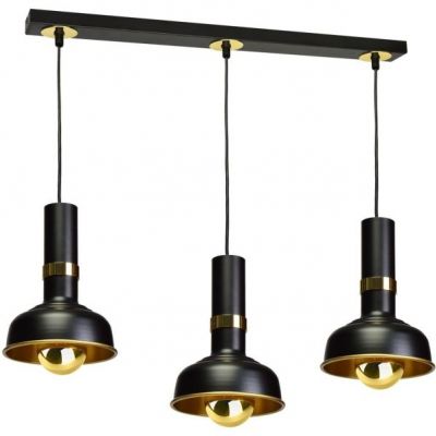 Milagro lampa wisząca Margo 3xE27 czarno/złota MLP6210 (MLP6210)