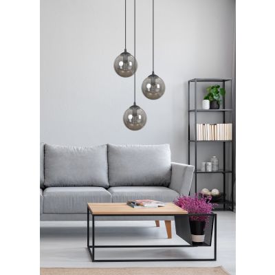 Emibig lampa wisząca Cosmo 3 3xE14 czarna 712/3PREM (712/3PREM)