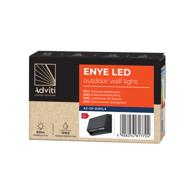 Oprawa elewacyjna neutralna 1,5W 60lm IP65 4000K ENYE LED AD-OP-6190L4 ORNO (AD-OP-6190L4)