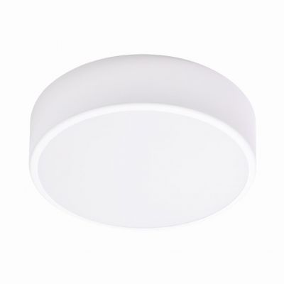 OVO plafon LED 24W, 4000K, 2750lm, biała stal, klosz szklany matowy, IP20, O 300 AD-PL-6289WLSM4 ORNO (AD-PL-6289WLSM4)